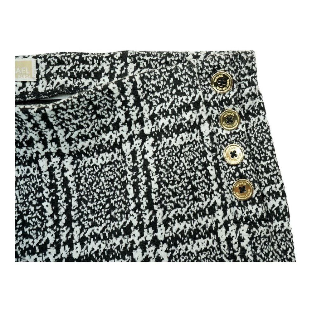 MICHAEL Kors Women's Size Large L Black/White Capri Leggings MSRP $110 - Picture 5 of 6